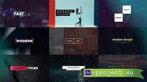Videohive: Quick Titles 20470704 - Project for After Effects 