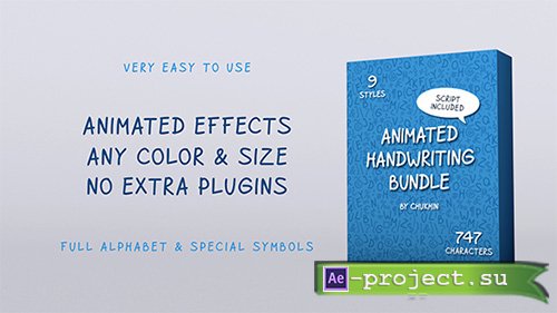 Videohive: Animated Handwriting Bundle - Project for After Effects 
