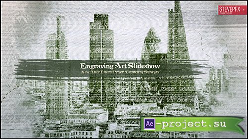 Videohive: Engraving Art Slideshow - Project for After Effects 