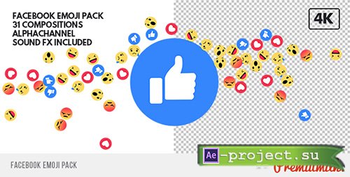 Videohive: Facebook Emoji Pack - Project for After Effects 