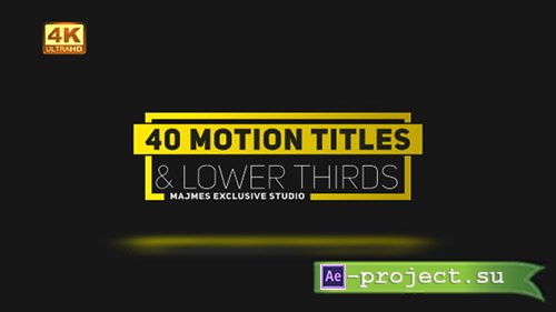 Videohive: Titles 21042915 - Project for After Effects 