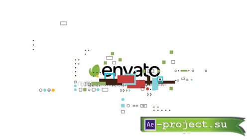 Videohive: Shape Glitch Logo - Project for After Effects 