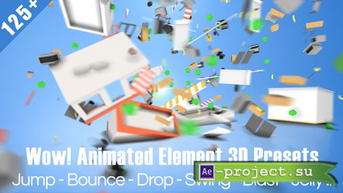Videohive: Wow! Dynamic Element 3D Presets - After Effects Presets