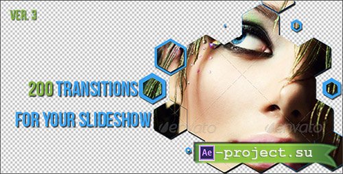 Videohive: 200 Transitions For Your Slideshow - Project for After Effects