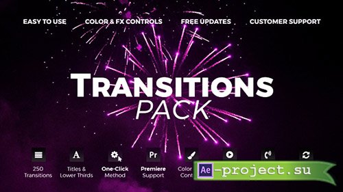 Videohive: Transitions 4.0 - Project for After Effects 