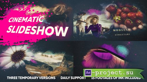 Videohive: Ink Slideshow Presentation - Project for After Effects 
