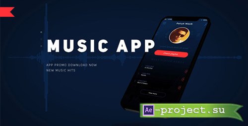 Videohive: Music App Promo Presentation - Project for After Effects 