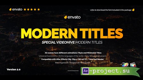 Modern Promo Titles Pack for FCPX - Apple Motion Templates (Videohive)