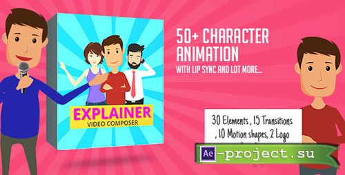 Videohive: Character Animation Composer - Explainer Video Toolkit - Project for After Effects