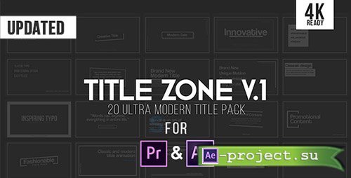 Videohive: Title Zone V.1 - Project for After Effects 