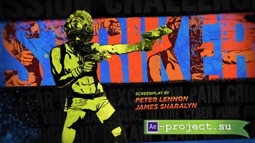 Videohive: Cyberpunk Movie Titles - Project for After Effects 