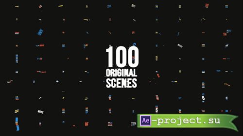 Videohive: Dynamic Typography Pack [100 Titles] 4K 60 FPS - Project for After Effects  
