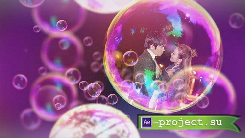 Bubbles Slideshow - After Effects Template