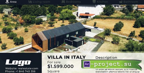 Videohive: Real Estate Promo - Project for After Effects