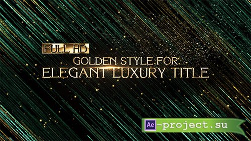 Videohive:  Elegant Luxury Title | Corporate  - Project for After Effects