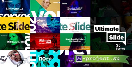 Videohive: Ultimate Slide 1 | Slideshow Package - Project for After Effects