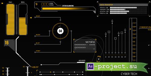 Videohive: HUD Infographic Elements - Project for After Effects 