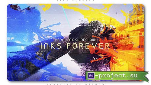 Videohive: Inks Forever Parallax Slideshow - Project for After Effects