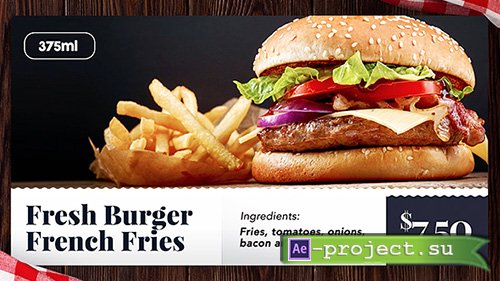 Videohive: Food Slideshow 20112335 - Project for After Effects 