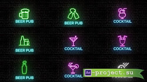 Neon Lights Big Pack 58851 - After Effects Templates