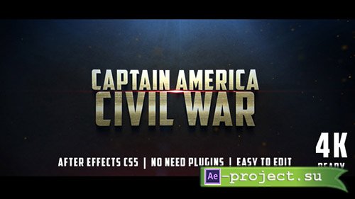 Videohive: Civil War Cinematic Trailer - Project for After Effects