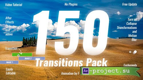 Videohive: Transitions Pack 19918260 - Project for After Effects () 