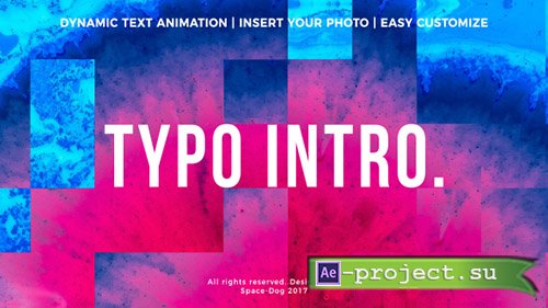 Videohive: Typo Intro 20969059 - Project for After Effects 