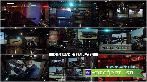 Videohive: Rotatus 3 - Cinema 4D Template - Cinema 4D Templates 