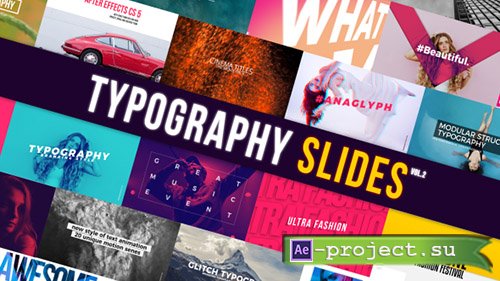 Videohive: Typography Slides - Project for After Effects  