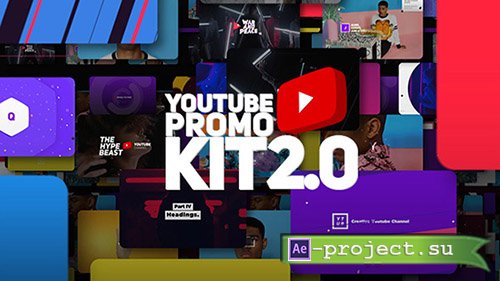 Videohive: Youtube Promo Kit 2.0 - Project for After Effects
