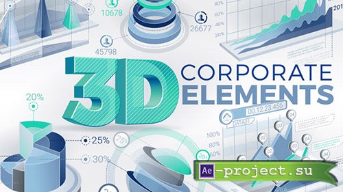 Videohive: 3D Corporate Elements - Project for After Effects 