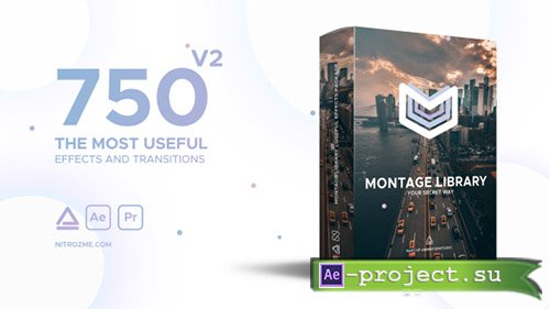Videohive: Montage Library - Most Useful Effects - Project for After Effects 