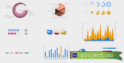 Videohive: 10 Amazing Infographic Elements - Project for After Effects 
