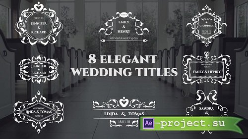 Wedding Titles 61286 - After Effects Templates