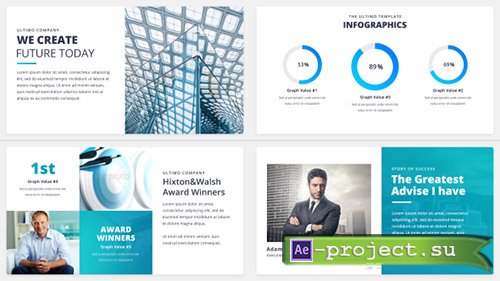 Videohive:  The Ultimo - Corporate Presentation Pack - Project for After Effects 