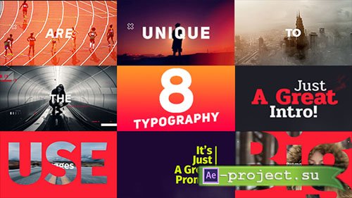 Videohive: Typography Promo V7 - Project for After Effects