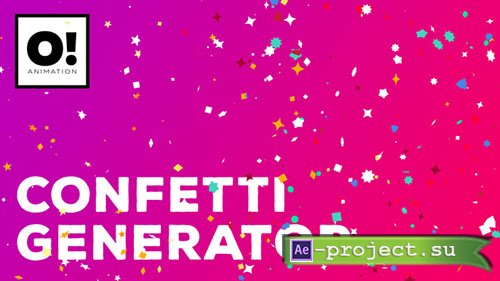 Videohive: Confetti Generator - Project for After Effects