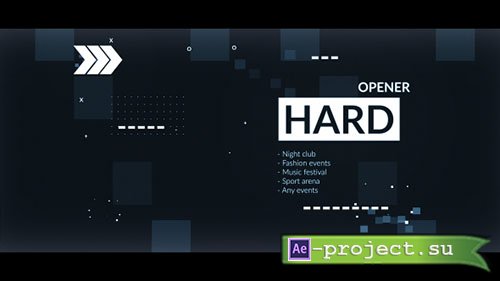 Videohive: Hard Opener - Project for After Effects