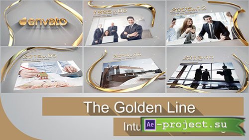 Videohive: Golden Line Years - Project for After Effects 