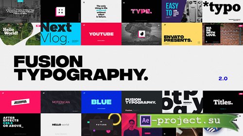 Videohive: Animated Typography 21390150 - Project for After Effects