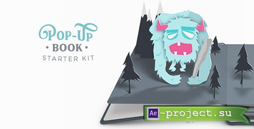 Videohive: Pop-Up Book Starter Kit v3.2 - Project for After Effects