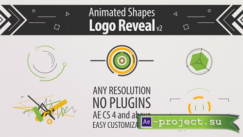 Videohive: Shape Animation Logo Reveal v2 - Project for After Effects 