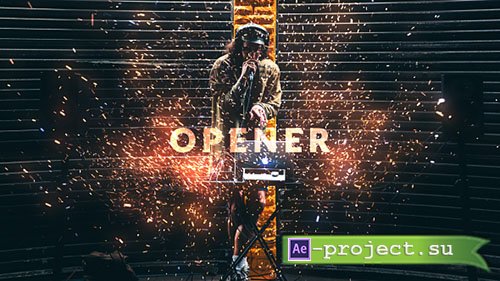Videohive: Fire Sparks Opener - Project for After Effects 