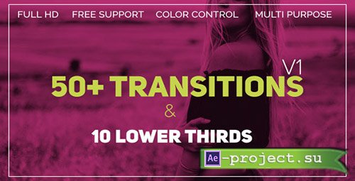 Videohive: Transitions 21450502 - Project for After Effects 