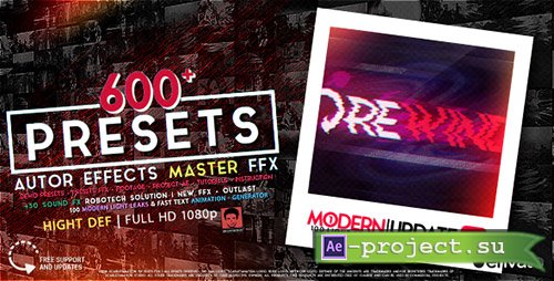Videohive: AUTHOR Effects Master FFX - Add Ons for After Effects