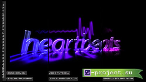 Videohive: Audio Driven Heartbeat Template - Project for After Effects 
