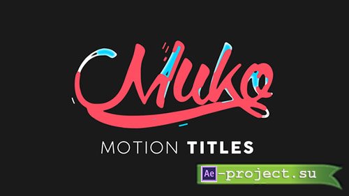 Videohive: Motion Titles Animated - Project for After Effects