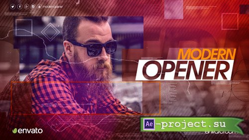 Videohive: Modern Opener 15762934 - Project for After Effects 