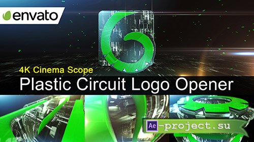 Videohive: Plastic Circuit Logo Opener / Element 3D - Project for After Effects