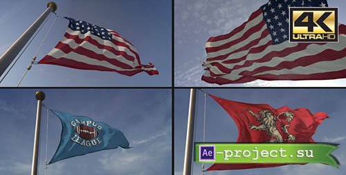 Videohive: 3D Flag Loop Maker - Project for After Effects 